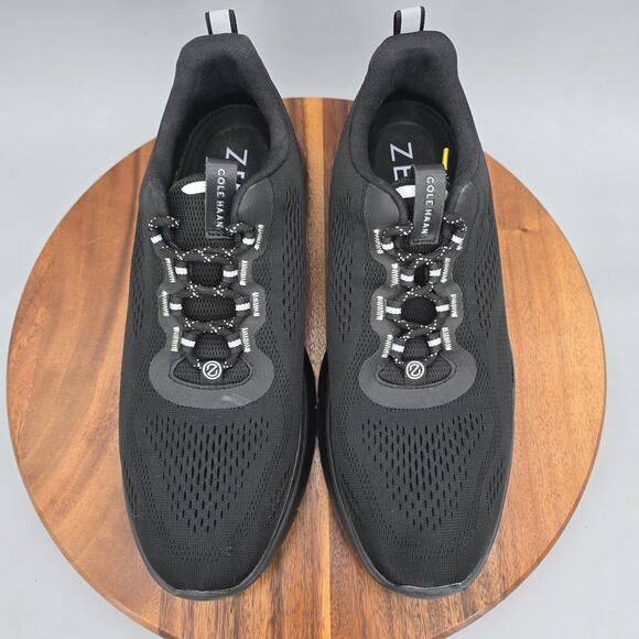 Cole Haan Zerogrand Journey Shoes Mens 11.5 Wide Black Lace Up Athletic Sneakers